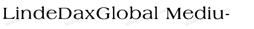 LindeDaxGlobal Mediu字体转换
